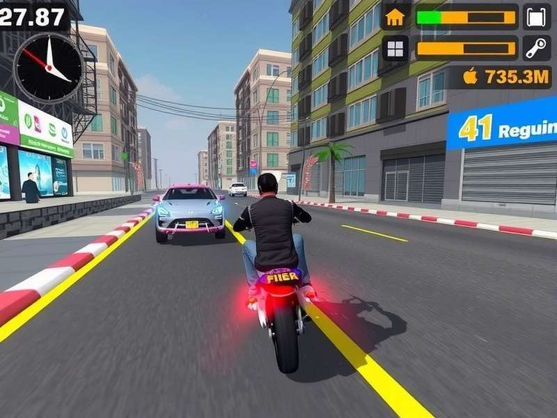 Hyderabad Street Racer Game Screenshot